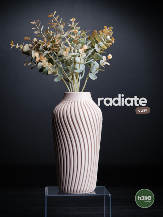 Modern | Geometric | Luxury |Decorative Vase |  Sculptural Home Decor | Radiate